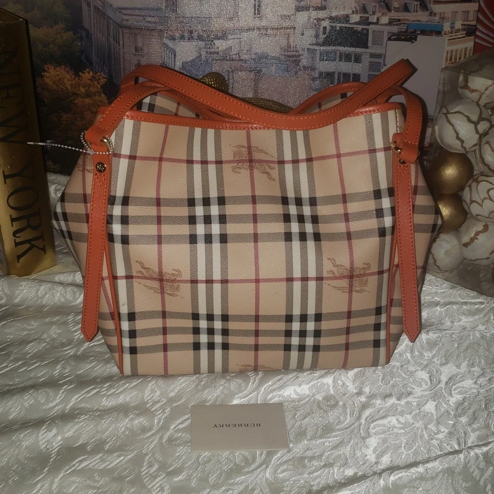 Burberry Haymarket Canterbury Tote - Picture 5 of 16